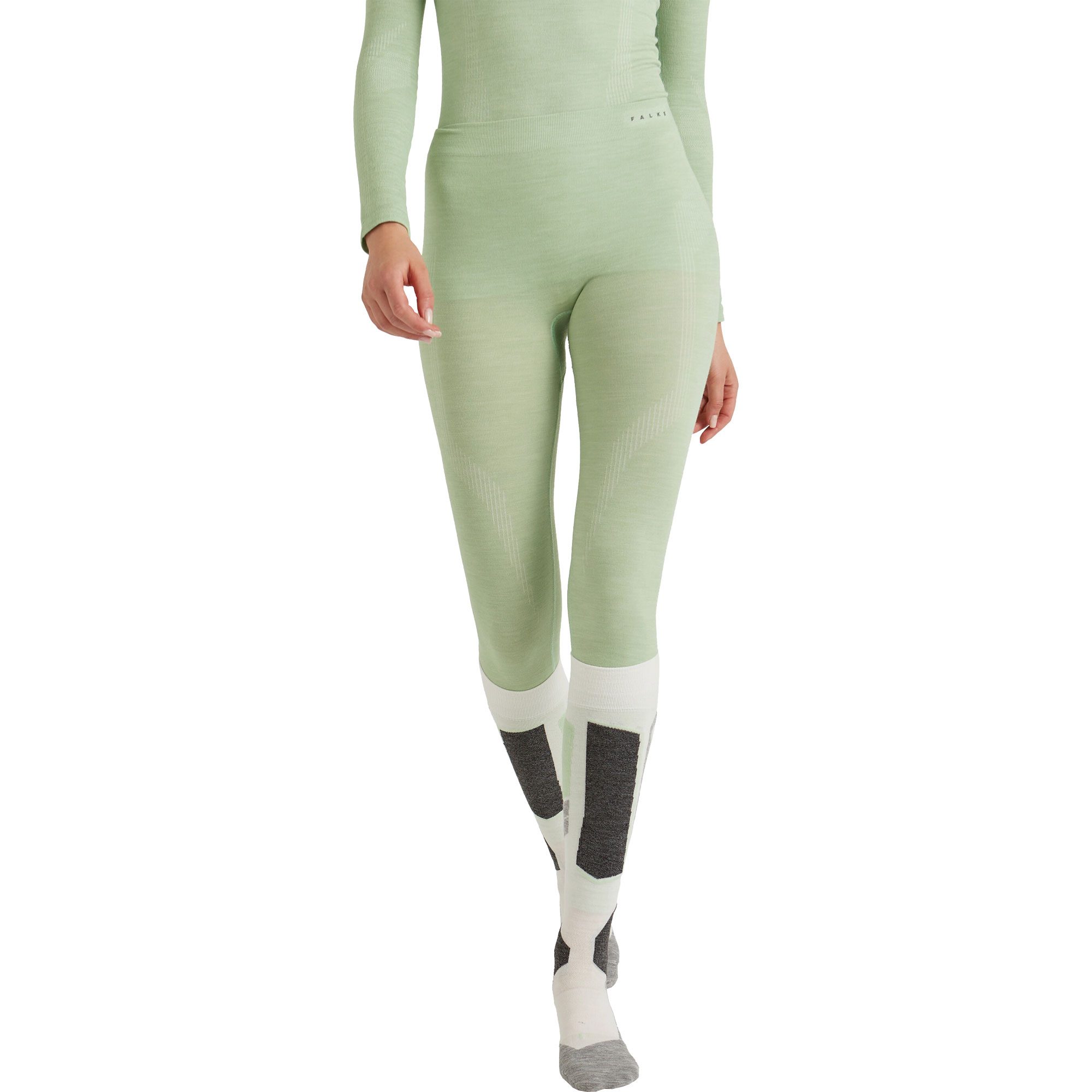Falke WT Long Tights Damen quiet green
