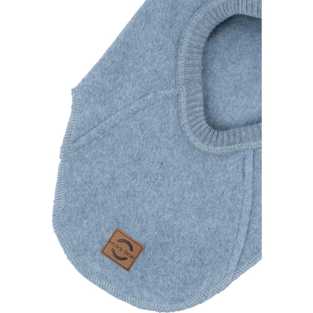 Køb Mikk-Line Faded Denim Melange Bomuld Fleece Elefanthue Med Ører