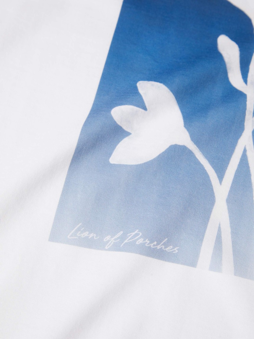 T-shirt de manga curta em algodão