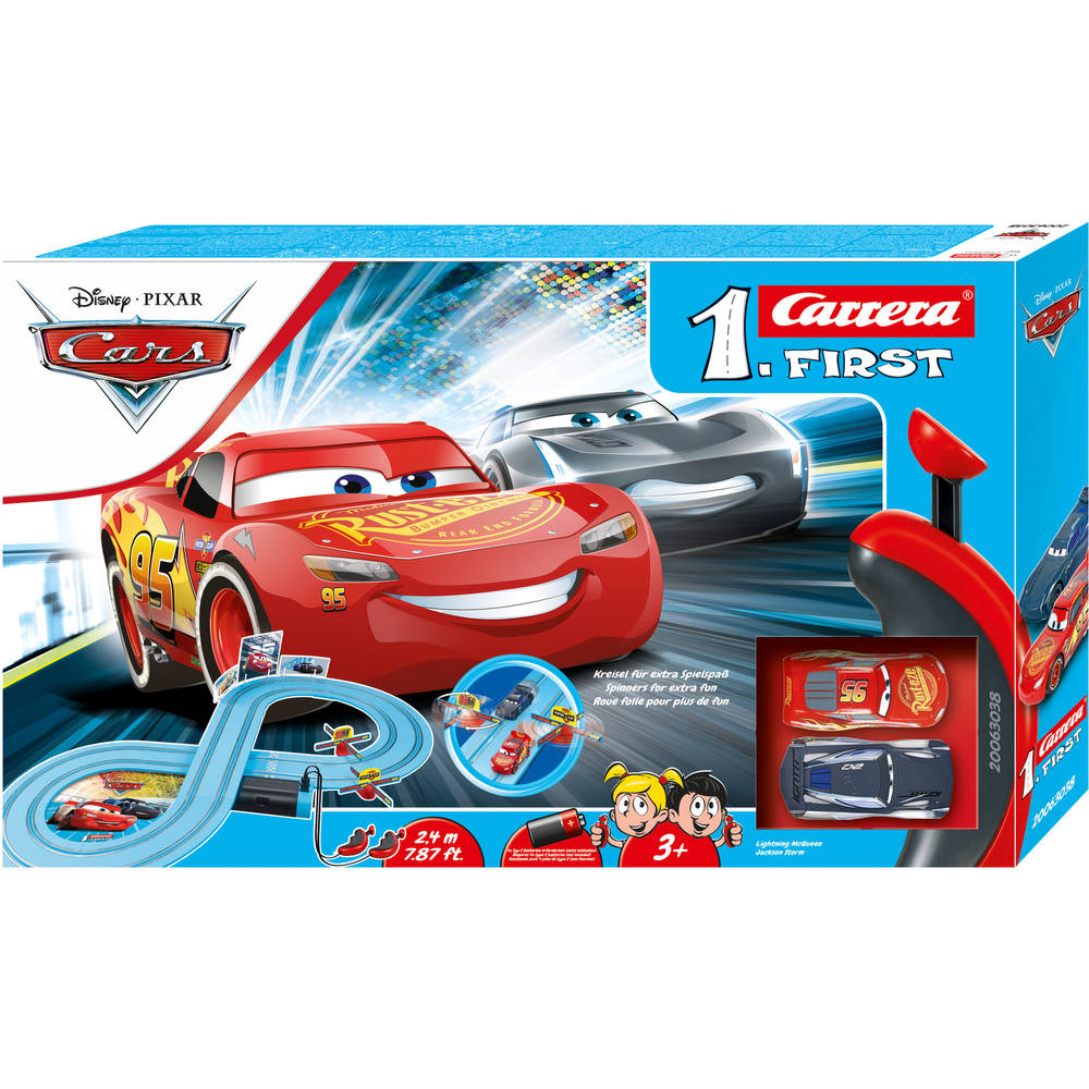Carrera First Disney Cars racebaan - 2,4 meter