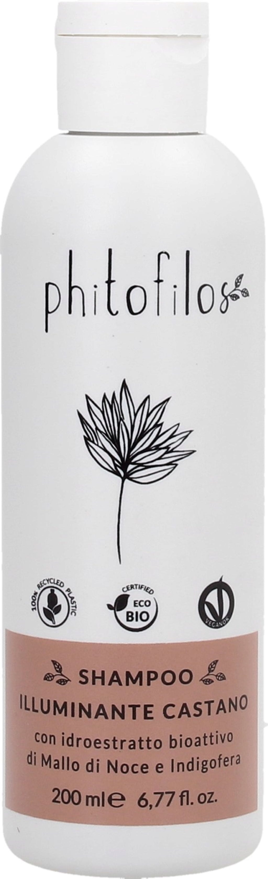 Phitofilos  Strahlkraft-Shampoo Braun, 200 ml