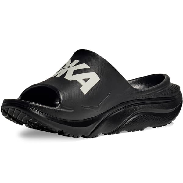 Sandale de récupération HOKA ONE ONE ORA ATHLETIC SLIDE BLACK / WHITE