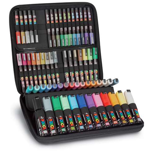 UNI POSCA Acrylmarker 60er Set