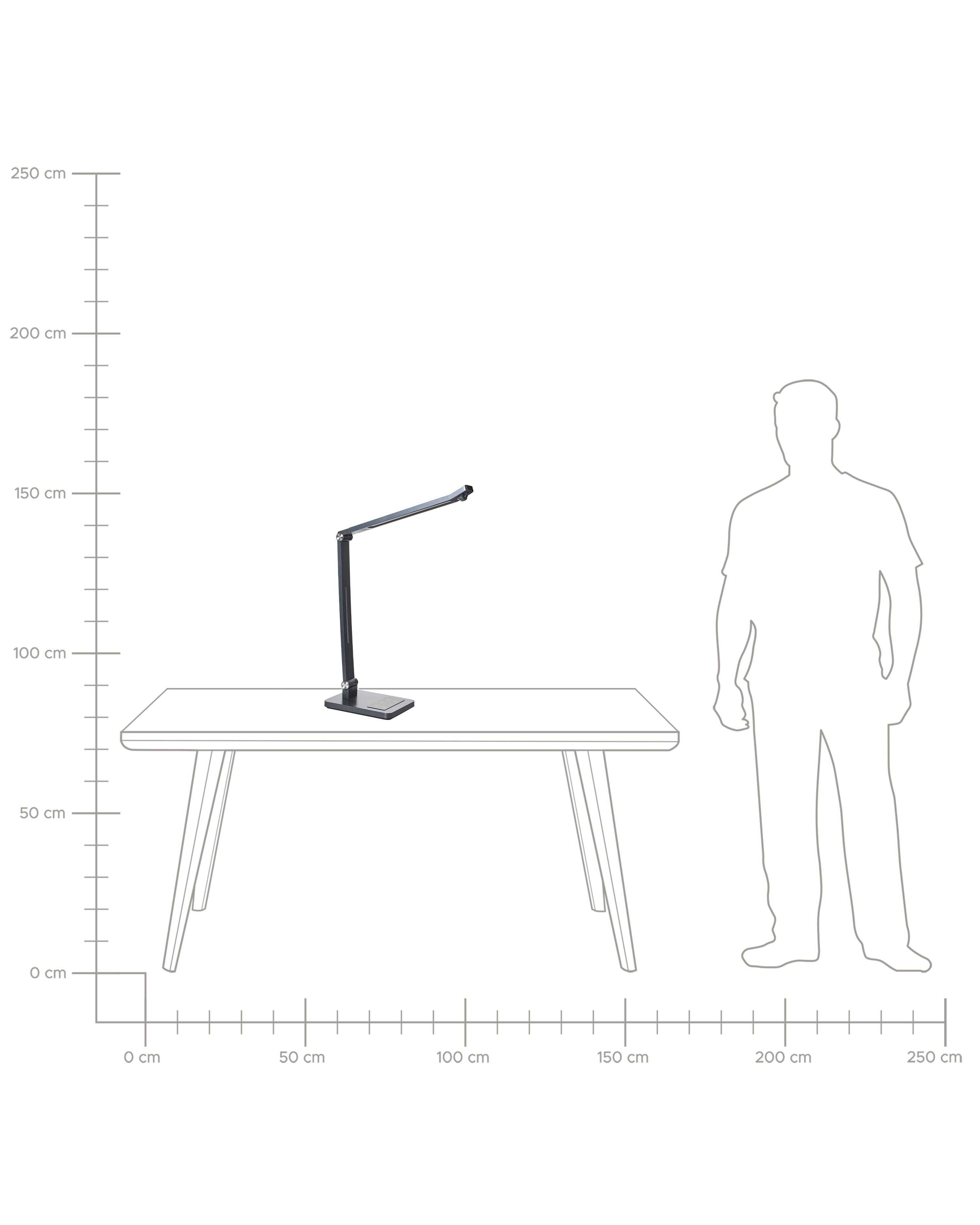 LED bureaulamp LEPUS met bewegingssensor Donkergrijs