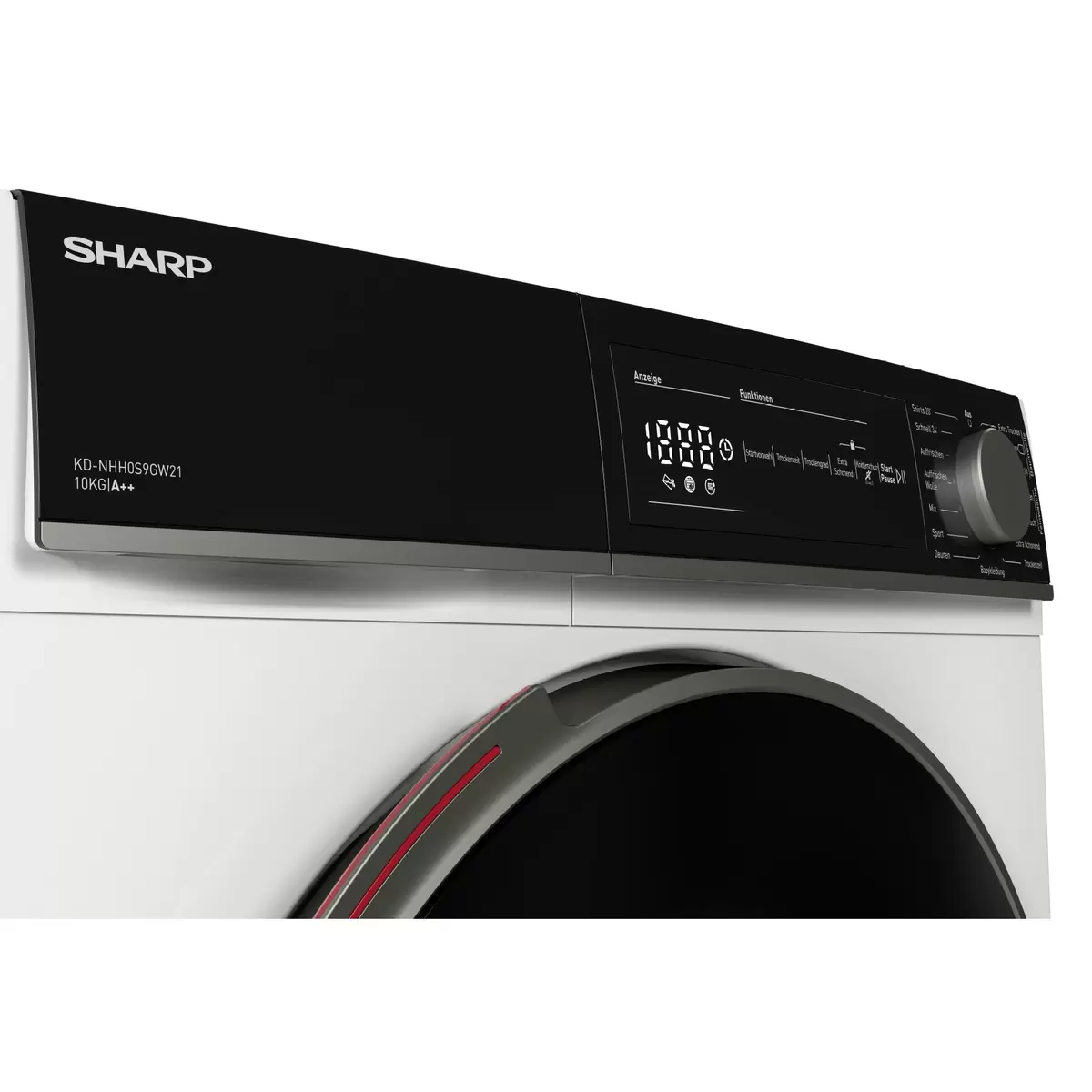 Wäschetrockner 10kg Sharp KD-NHH0S9GW21-DE weiss