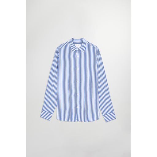 NN. 07 Freddy Skjorte, Blue Stripe, S