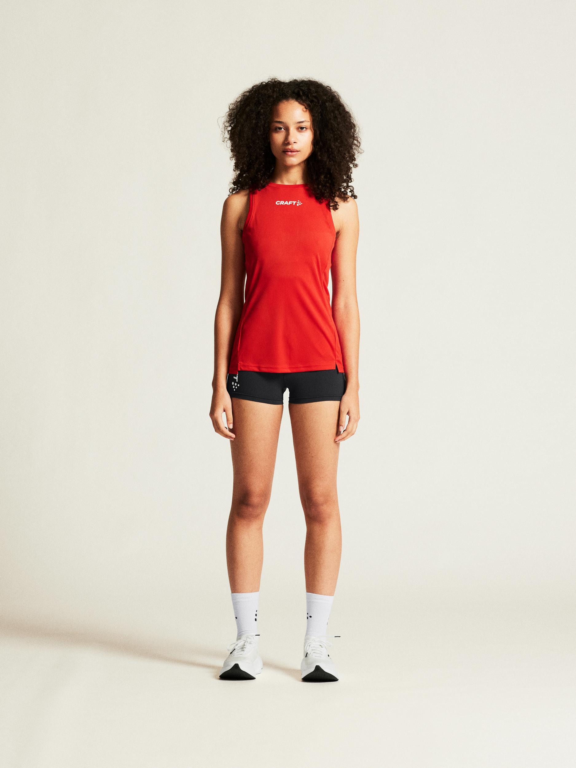 Craft Rush 2.0 Singlet Womens Bright Red
