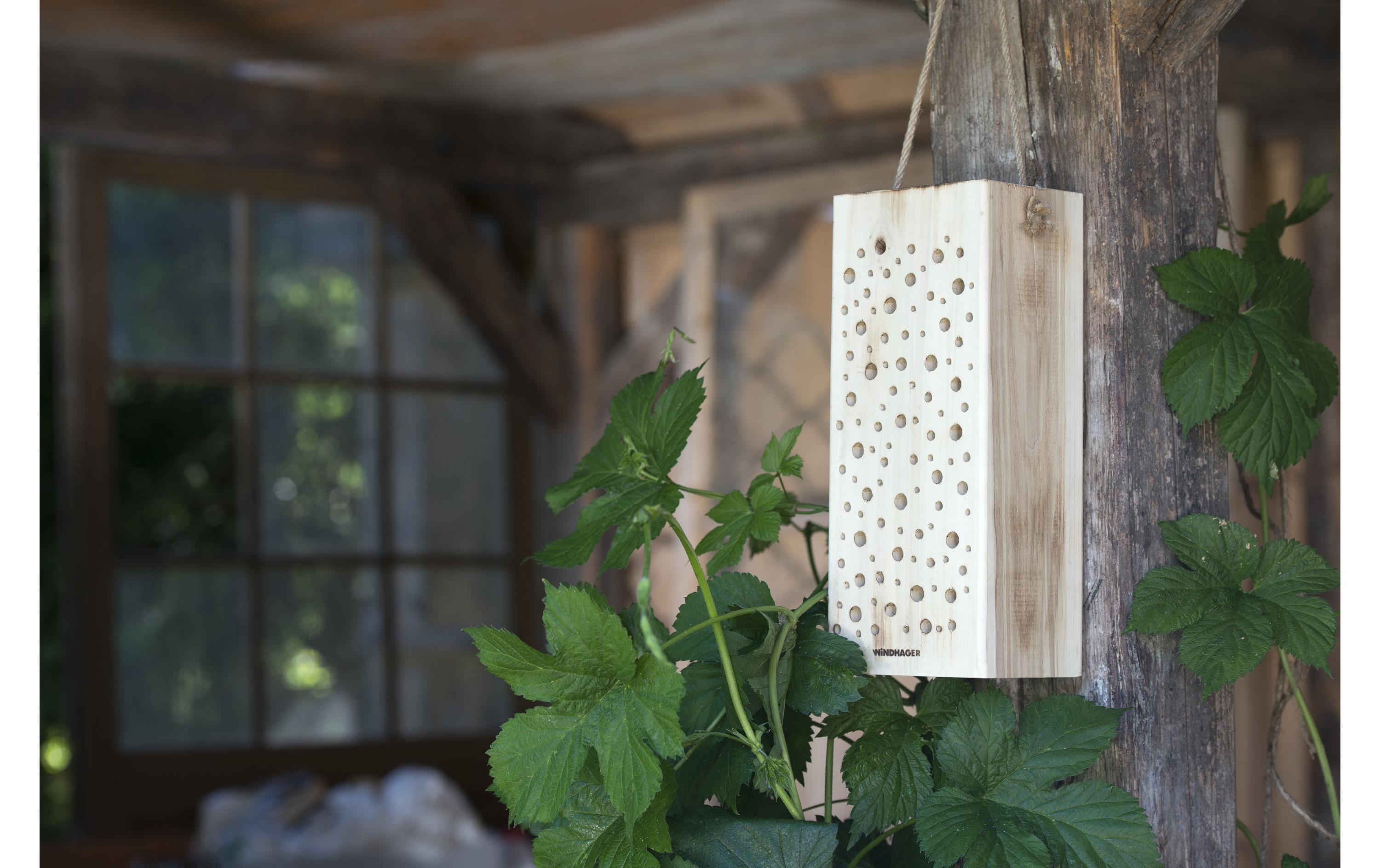 Insektenhotel WildbienenholzNisthilfe für Wildbienen