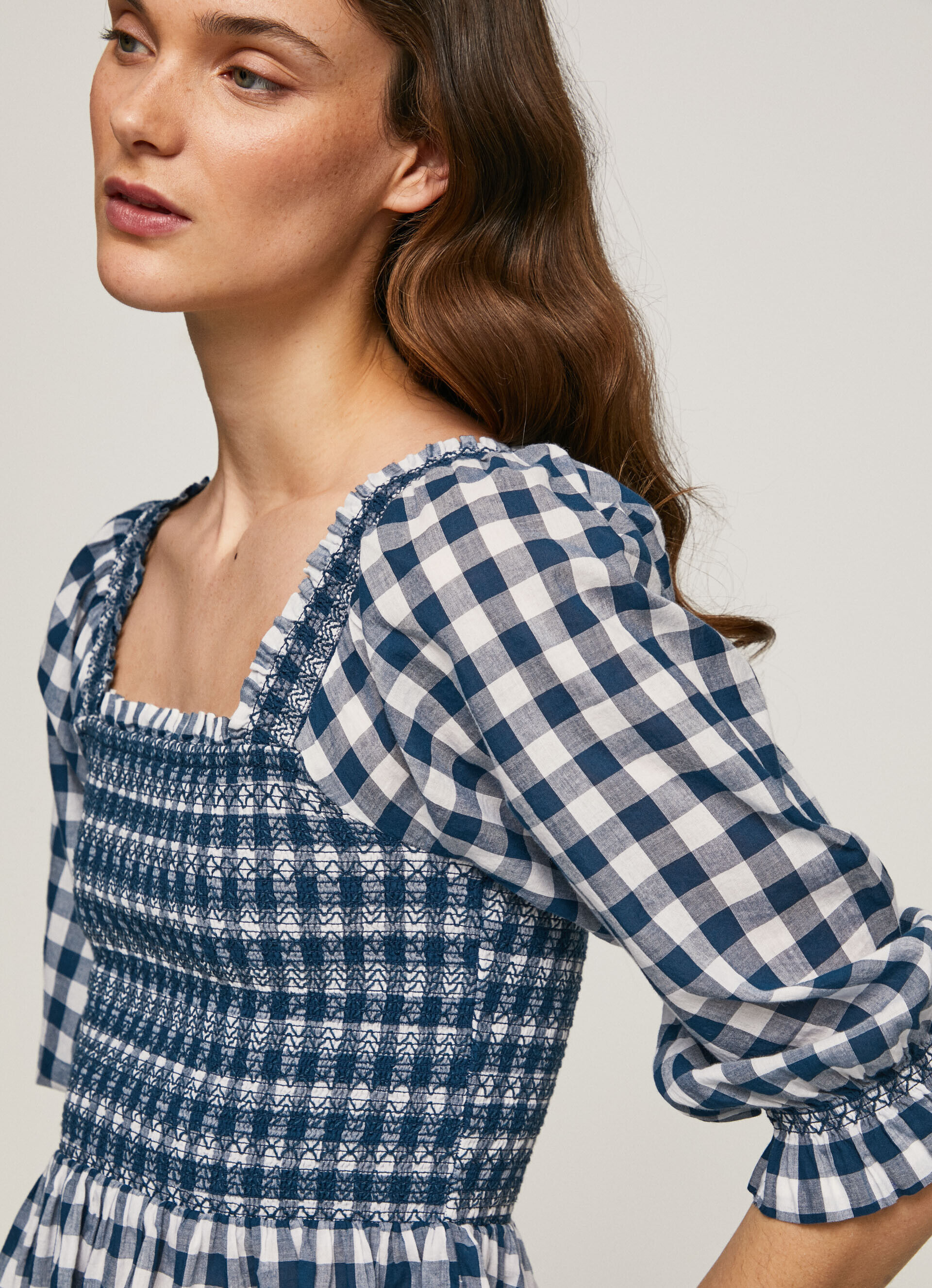 Blusa cropped xadrez - várias cores