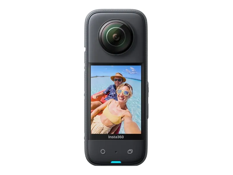 Insta360 X3 - 360° action-kamera - 5.7K / 30 fps - 72 MP - Wi-Fi, Bluetooth op til 10 m - sort
