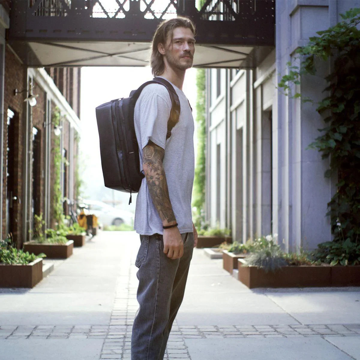 Vanber | overnighter Rolltop laptoprugzak