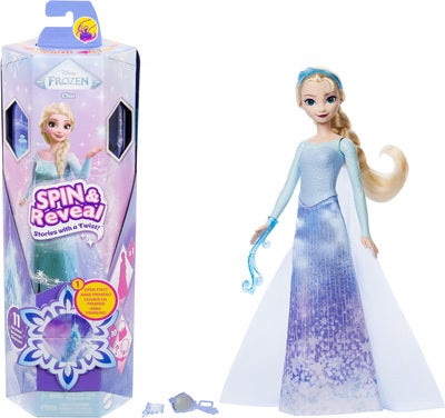 Disney Frozen Spin & Reveal Dukke Elsa