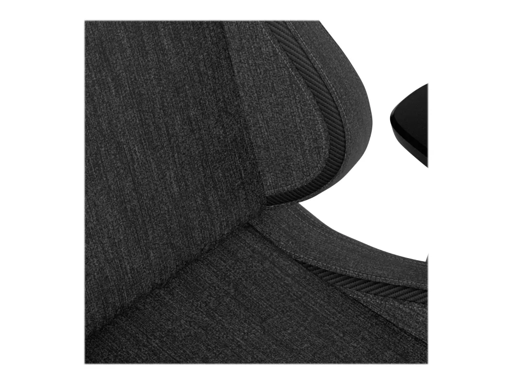 Noblechairs EPIC Compact - Stol - armstøtter - T-formet - vippe - aluminium, polyurethan, tekstil, nylon/polyetylen, polyuretan-læder, koldskum, stålramme - antracit/karbon