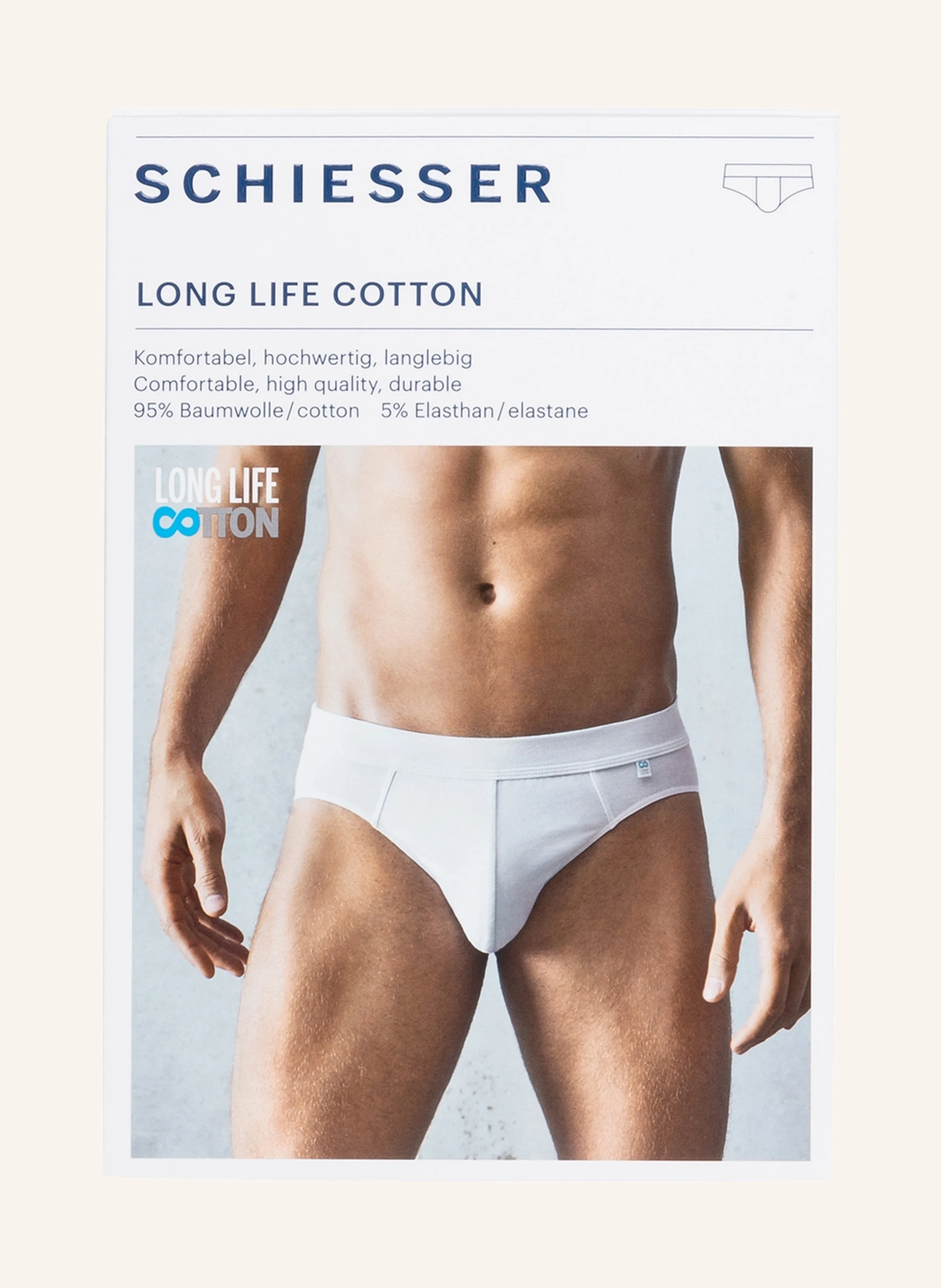 SCHIESSER Slip LONG LIFE COTTON