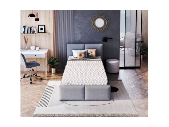 Matelas BRESSO en Mousse HR - Mi Ferme - Epaisseur 10 cm 90 x 190 cm cm