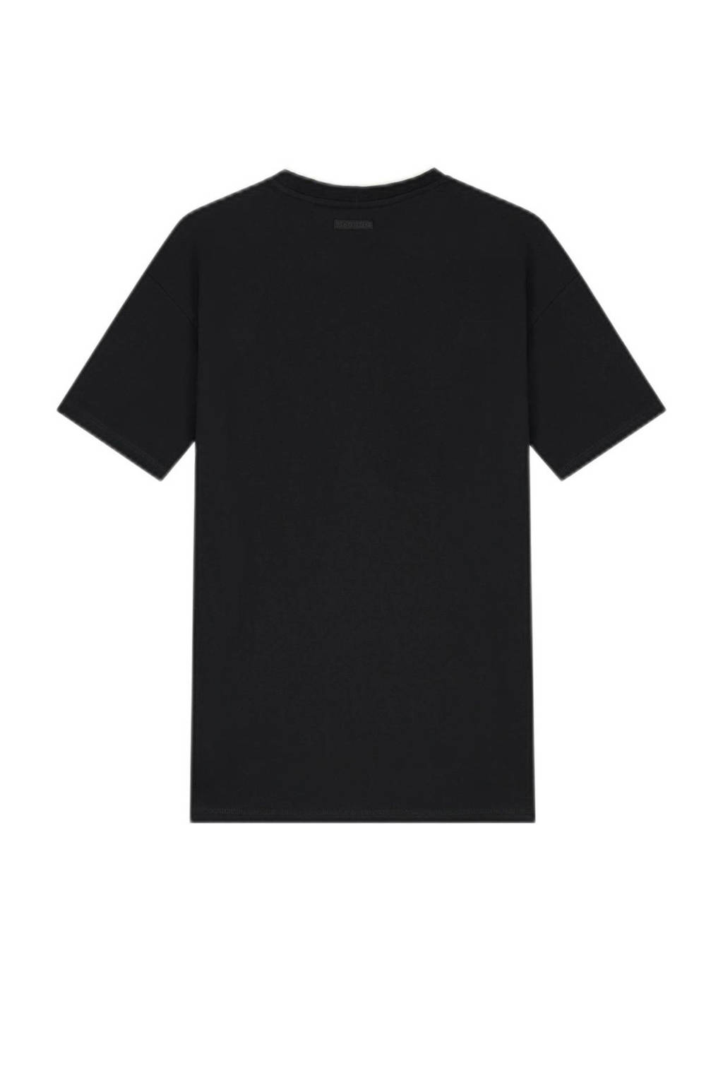 NIK&NIK T-shirt Mirror met logo zwart