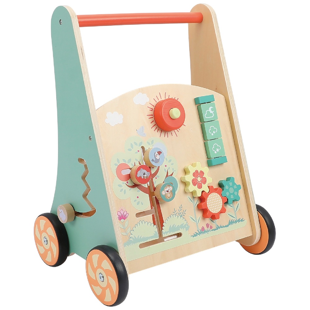 Eichhörnchen-Spielzeug, Safari-Spielzeug aus Holz, Baby-Lauflernhilfe