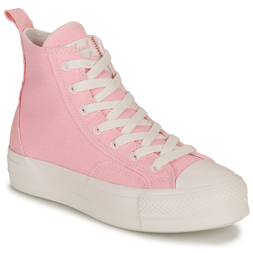 Converse - CHUCK TAYLOR ALL STAR LIFT-SUNRISE PINK/SUNRISE PINK/VINTAGE WHI - Rose