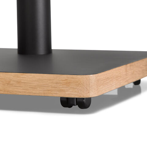 Bülow Stand BS15CO – exclusieve TV-vloerstandaard met verborgen wielen Zwart