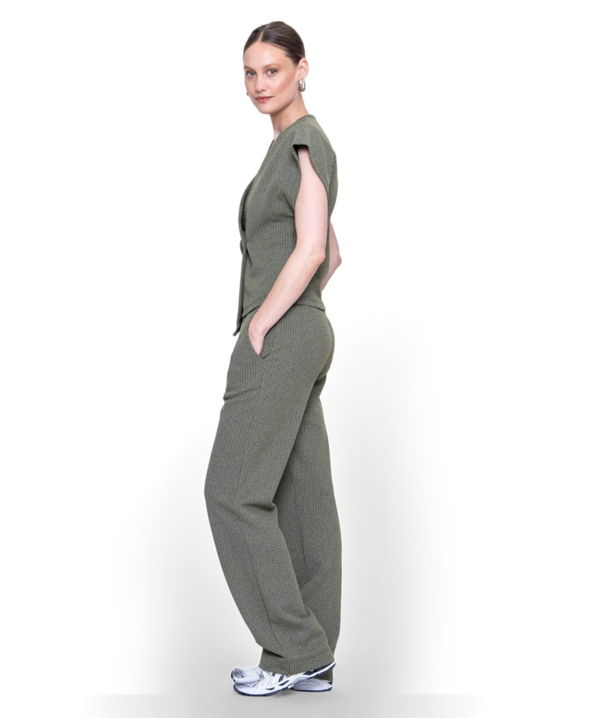 Geisha pants dames broek groen