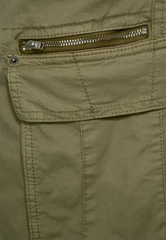 Regular Fit Cargoshorts - thyme green