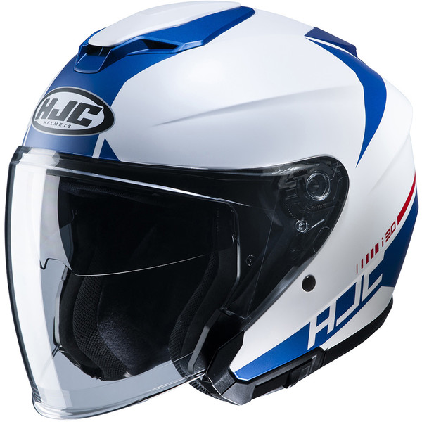 HJC - Casque i30 Baras MC2SF / Blanc / Bleu