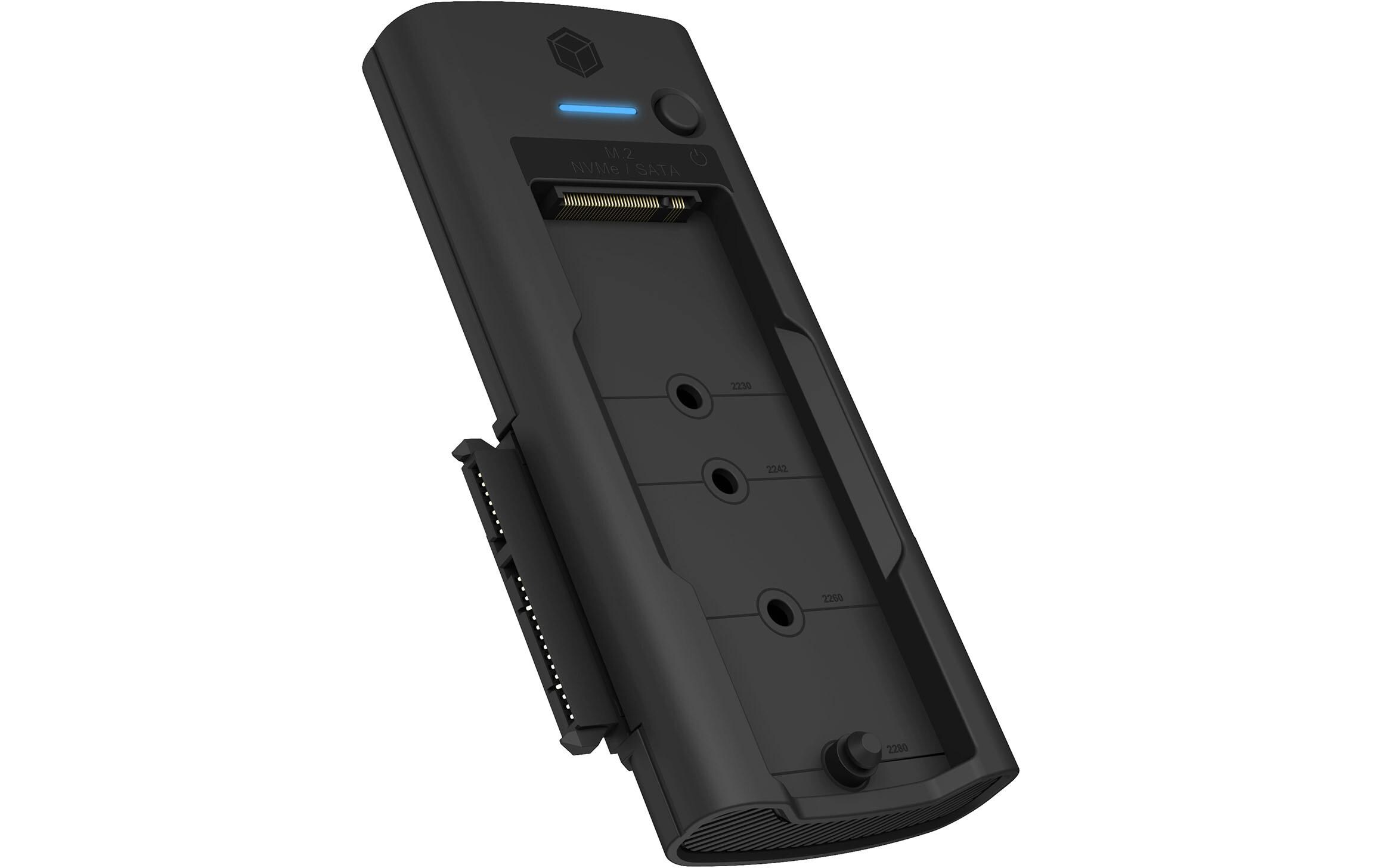 Dockingsstation IB-180MS-C31DockingStation für M.2 NVMe SSD und SATA Laufwerk zu USB Type-C