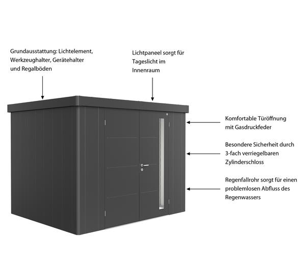 Biohort Gerätehaus Neo 2C, ca. B292/H222/T236