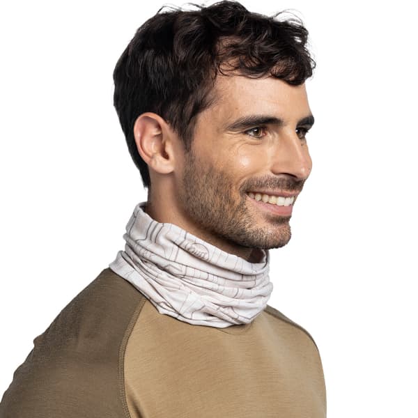 Bandeau cache cou randonnée BUFF COOLNET UV ABIES BIRCH GREY