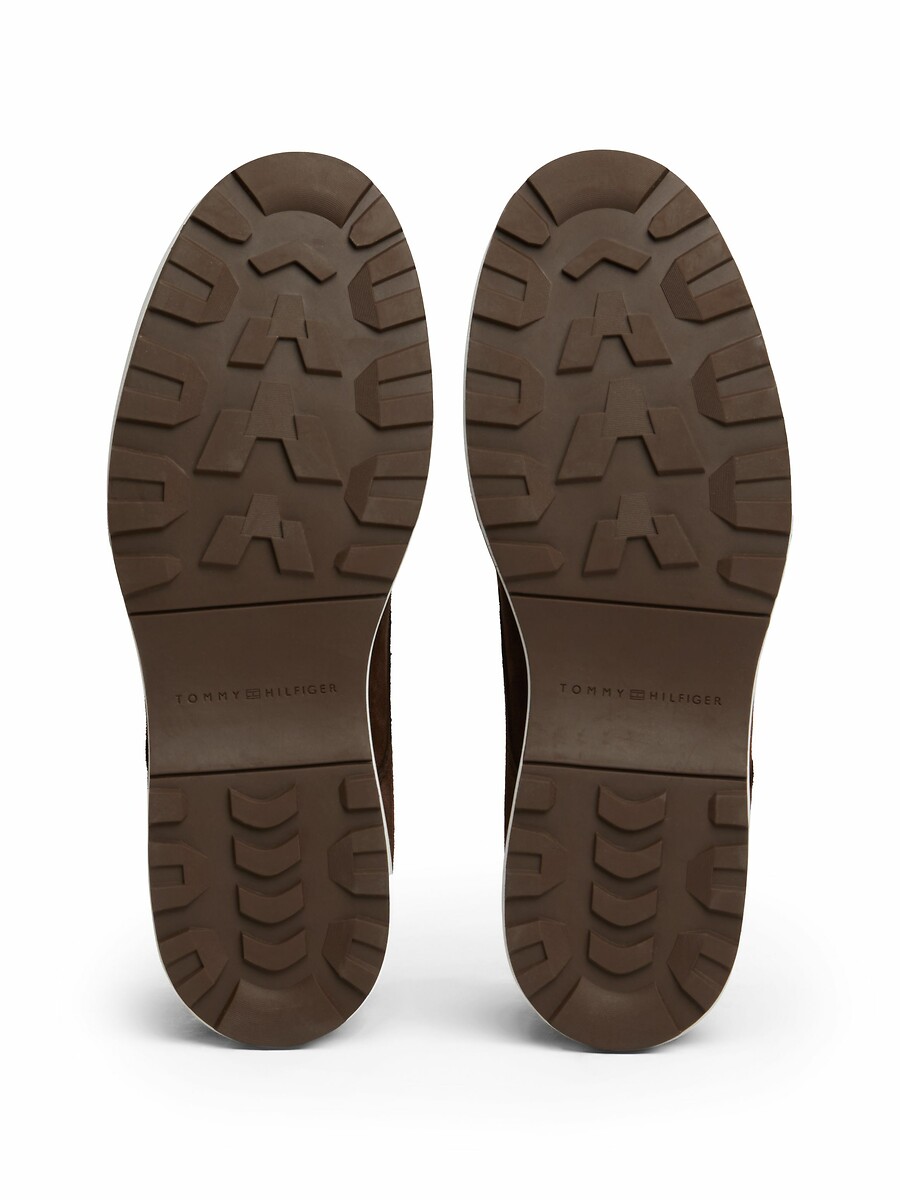 TOMMY HILFIGER<br>Botas corporativas para atividades ao ar livre em camurça