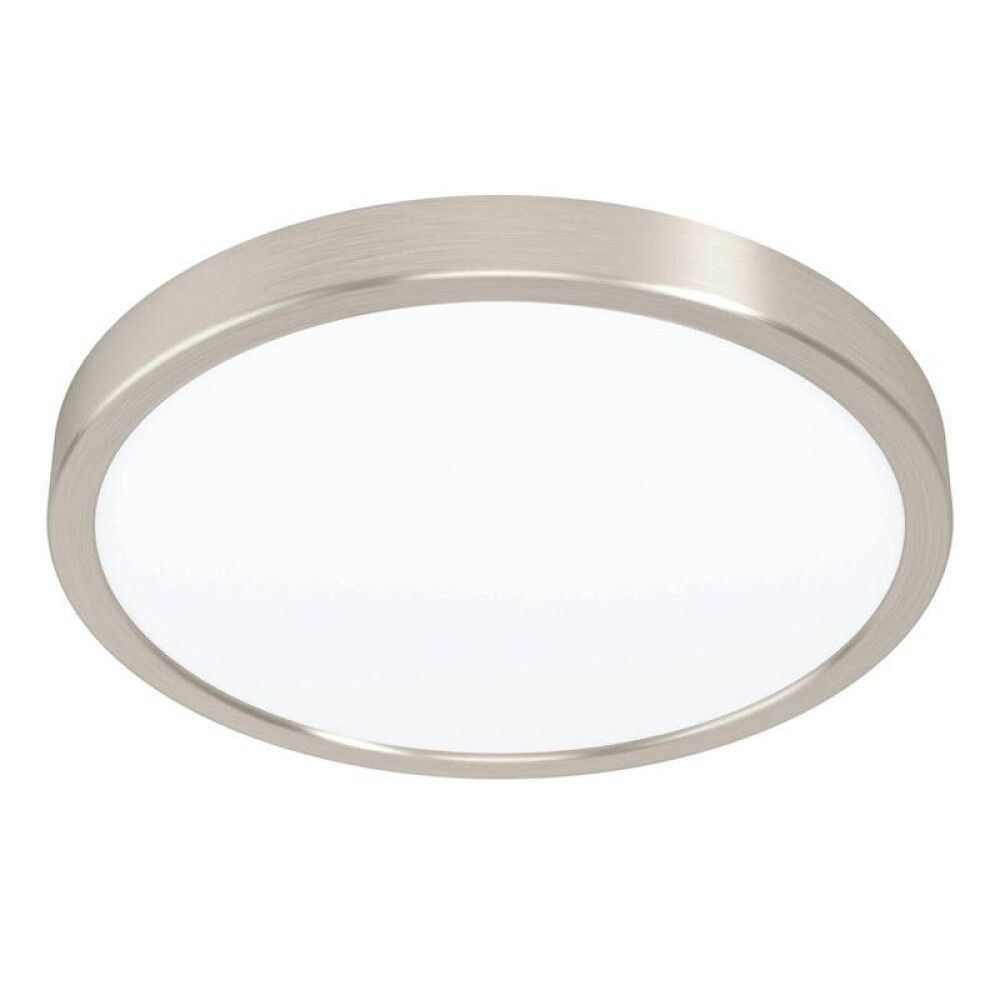 LED-PLAFOND EGLO FUEVA 5 BØRSTET STÅL Ø28,5 CM