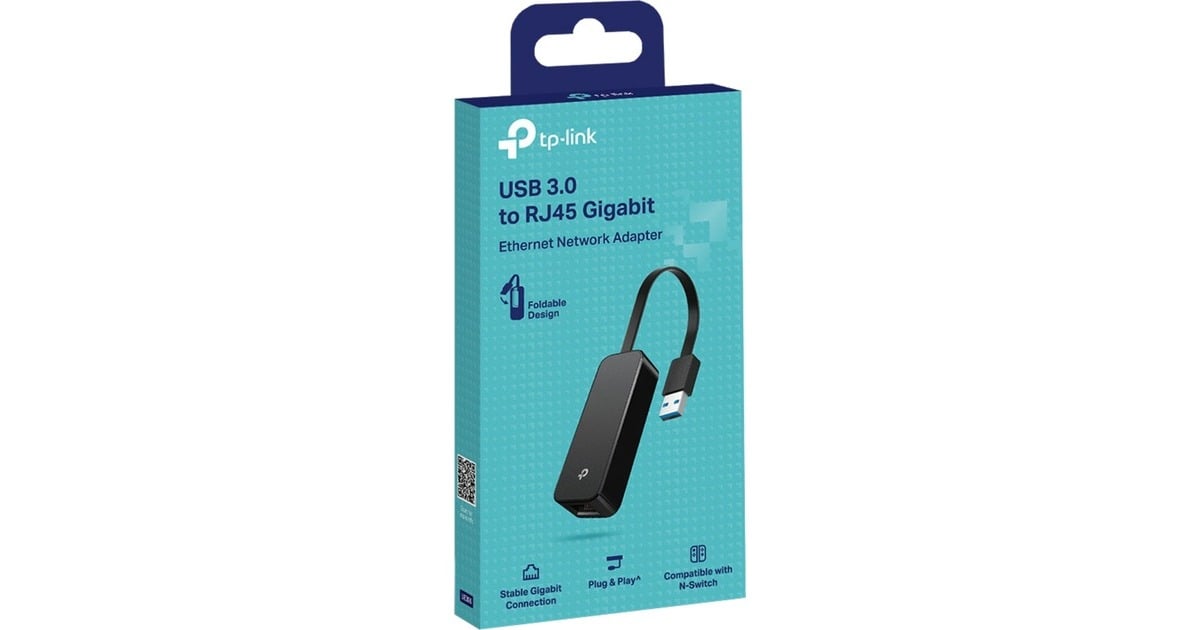 TP-LinkUSB 3.0 naar Gigabit Ethernet adapter netwerkadapter  (Zwart)