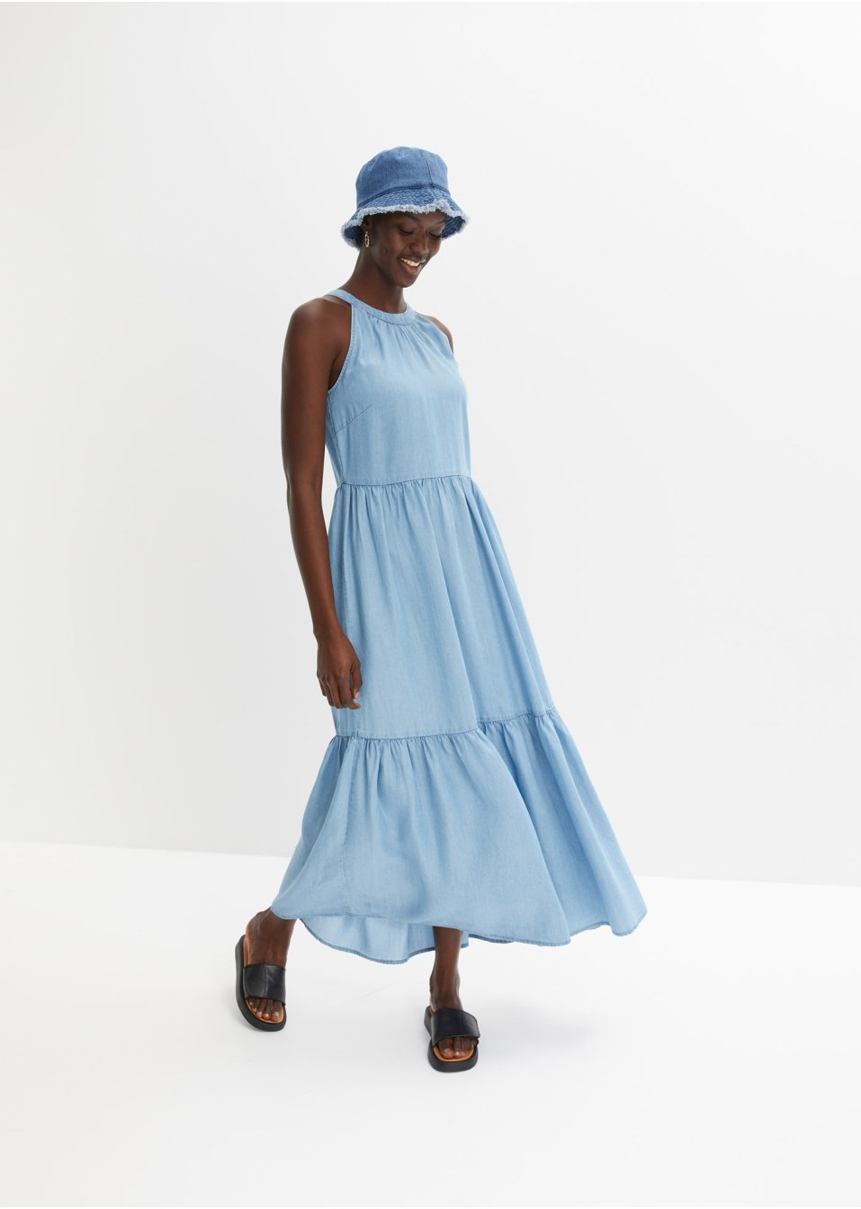 Robe longue en TENCEL