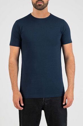 Slater 2-pack Stretch T-shirt Navy 6510-400 kopen