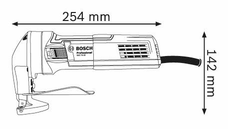 Bosch GSC 75-16 Plaatschaar in Doos - 0601500500