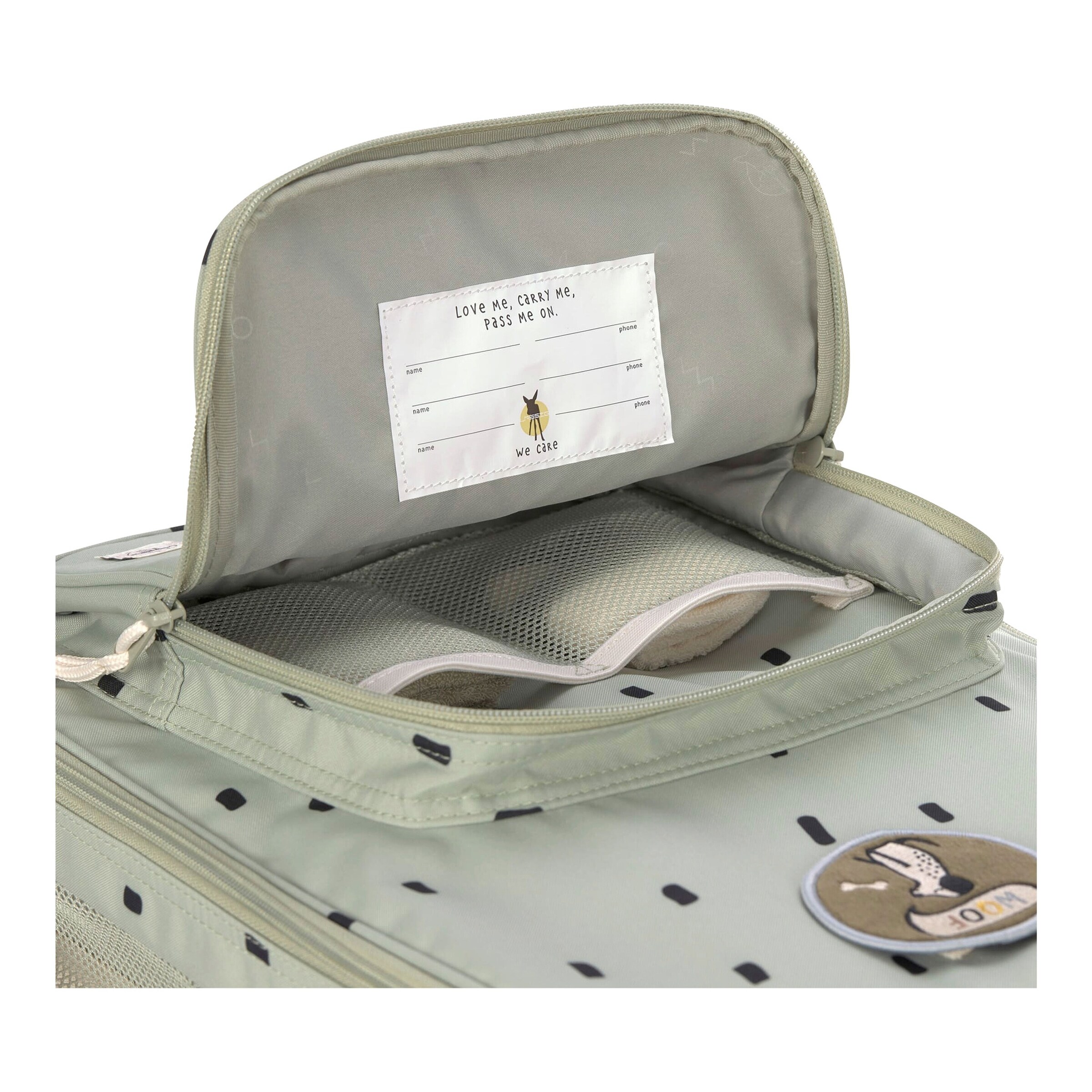Lässig Kindertrolley Happy Prints olive