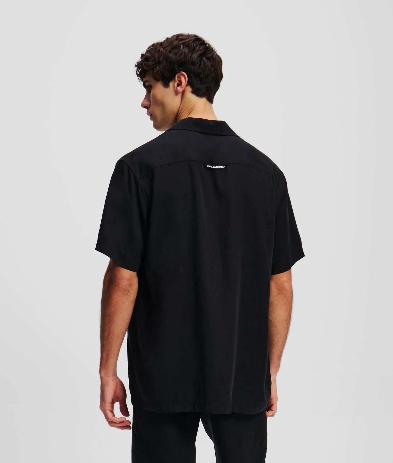 CHEMISE À MANCHES COURTES KARL KAMEO - Noir