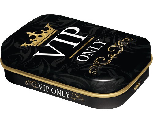 Pillendoos VIP Only 6x4x1.6 cm