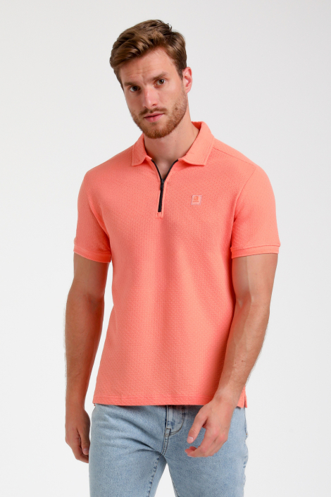 Gabbiano oranje heren polo