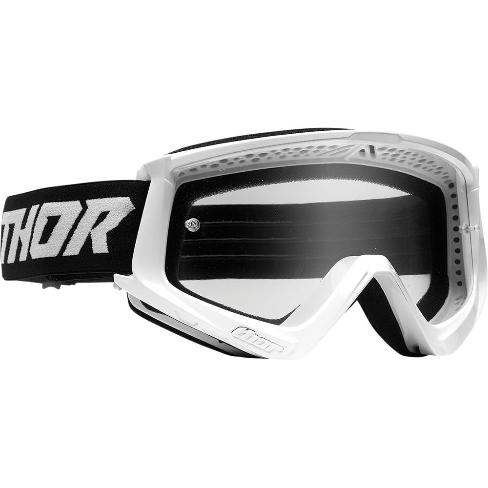 Thor Motocross - Masque Combat Racer Blanc / Noir
