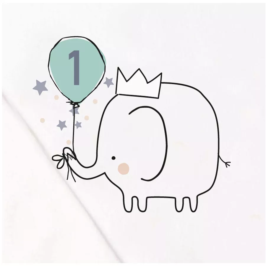 Liliput Langarmshirt Elefant 1 ecru