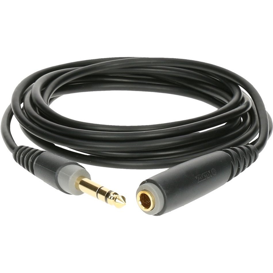 Klotz AS-EX20300 verlengkabel hoofdtelefoon 6.35mm verguld 3 m