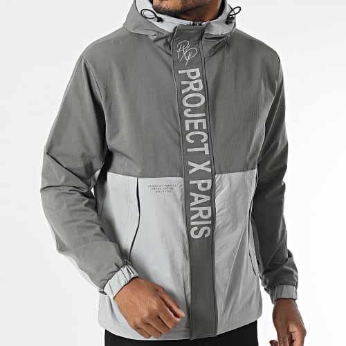 Veste Zippée Capuche 2333120 Gris Anthracite Gris