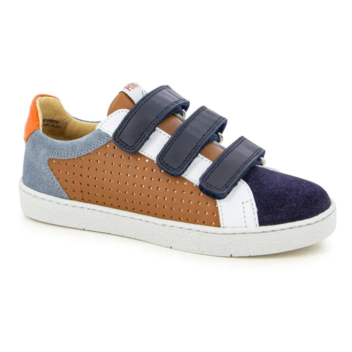 Pom d'Api Baskets Scratchs Top Lo Easy Perfo | Camel