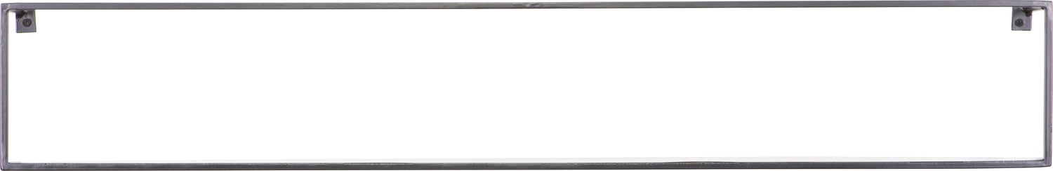 WOOOD wandplank Meert zwart 100 x 8 x 16 cm