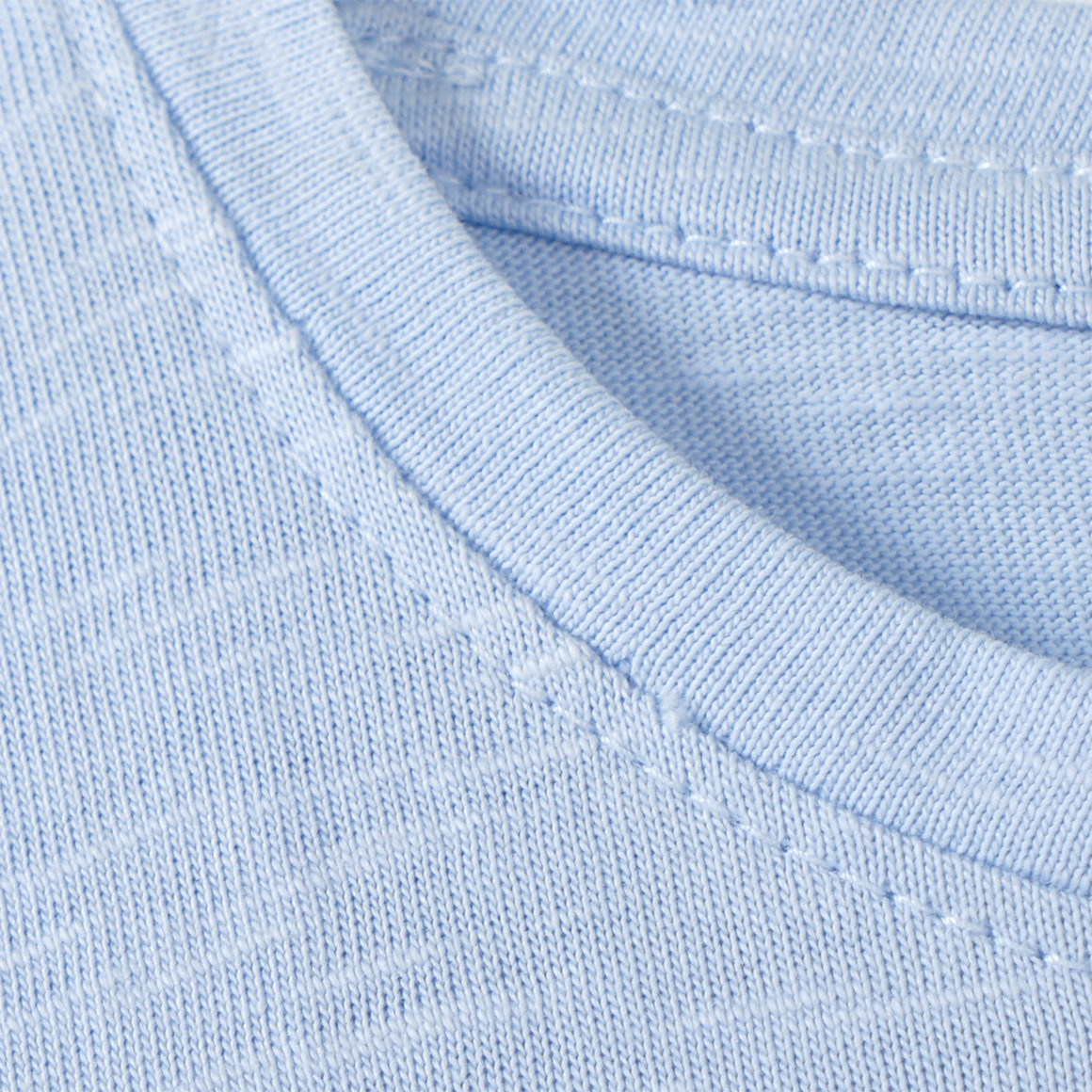 Topomini Baby T-Shirt aus Bio-Baumwolle hellblau