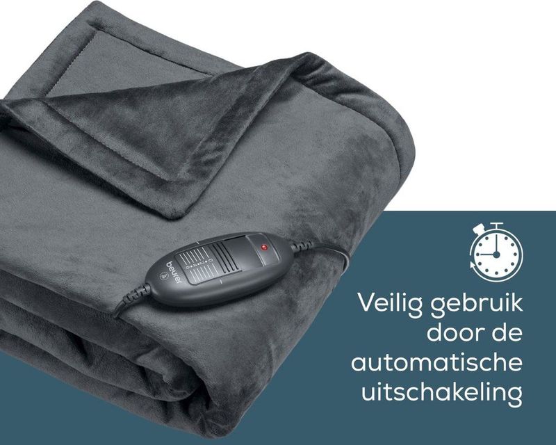 Elektrische Dekens - Warmte - Grijs - Polyester