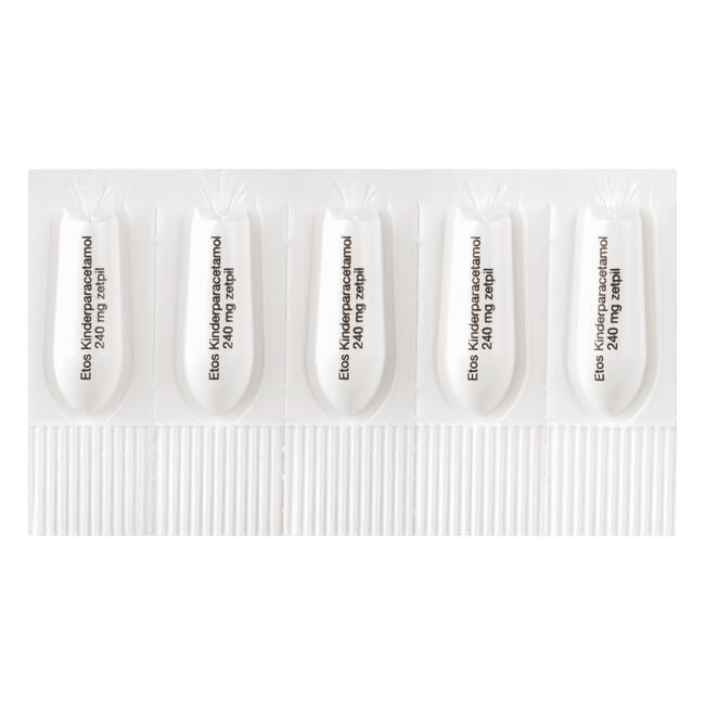 Etos Kinderparacetamol 240 mg Zetpil