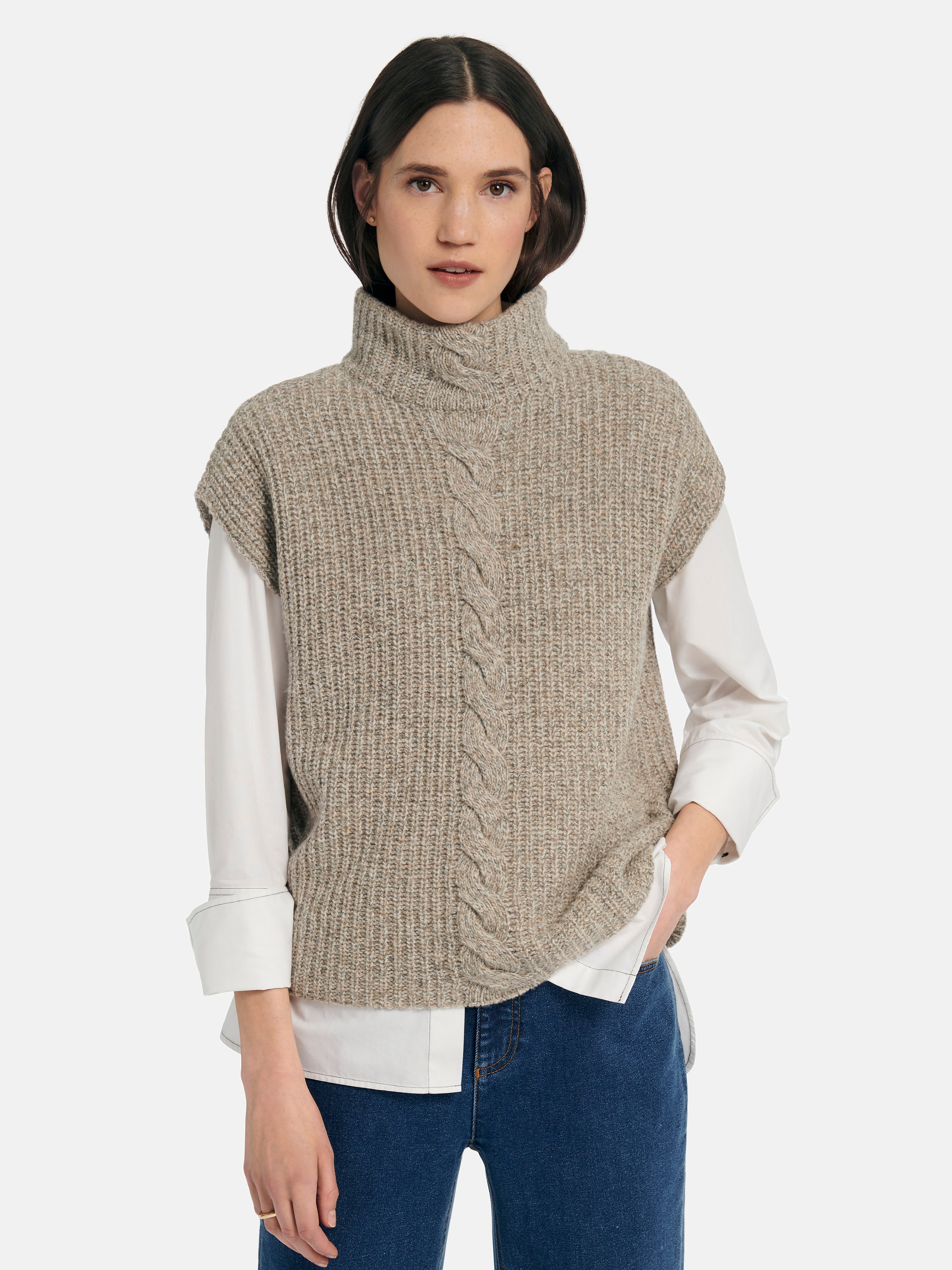 Pullunder aus 100% Schurwolle Merino