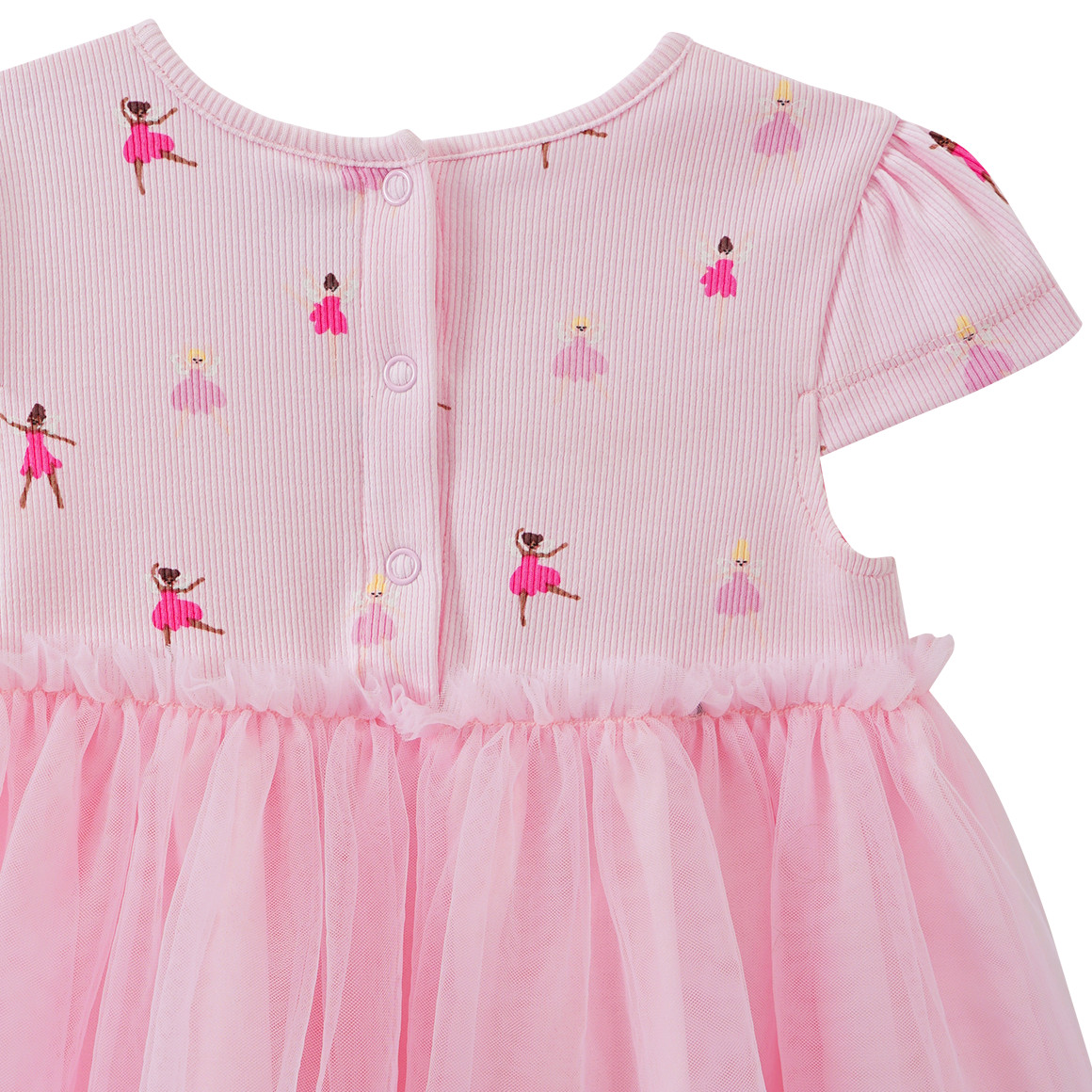 Topomini Baby Kleid mit Tüll rosa
